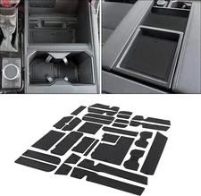 For Toyota Tundra Accessories 2022-2025 Liner Cup Console Door Pocket Inserts