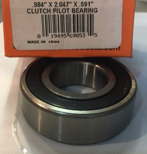 Dorman 690-053 Clutch Pilot Bearing .984" x 2.047" x .591 Ford OE F2HZ 7600-E - Picture 4 of 5