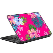 Skins for HP 2000 Laptop Decals wrap - Pink Neon Hibiscus Flowers