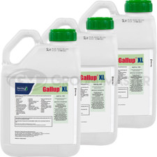 3 x 5L Gallup XL Very Strong Professional Glyphosate Weedkiller Kills Weed Roots 8.67 per litre