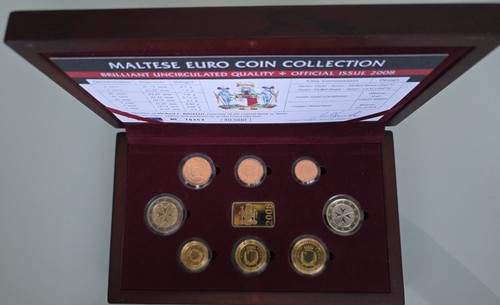 MDS MALTA EURO-KMS 2008 BU MIT TOKEN, ZERTIFIKAT UND MÜNZBOX - Picture 3 of 5