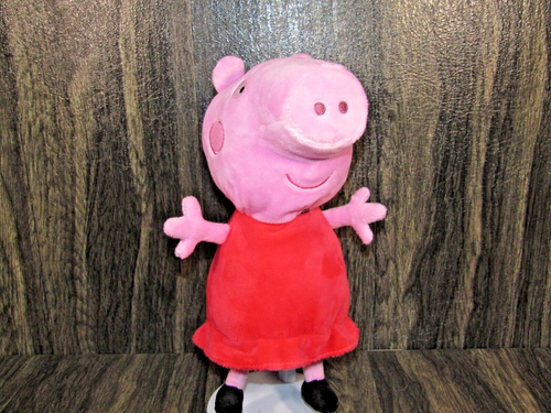 Muñeca de peluche exclusiva Kohls Cares 2003 Peppa Pig rosa peluche ojos suaves juguete de 11 - Imagen 8 de 11