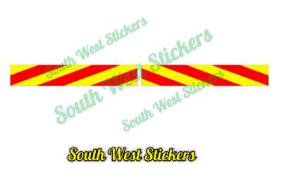 Chevron REFLECTIVE Stickers Highway Maintenance sticker Construction ...