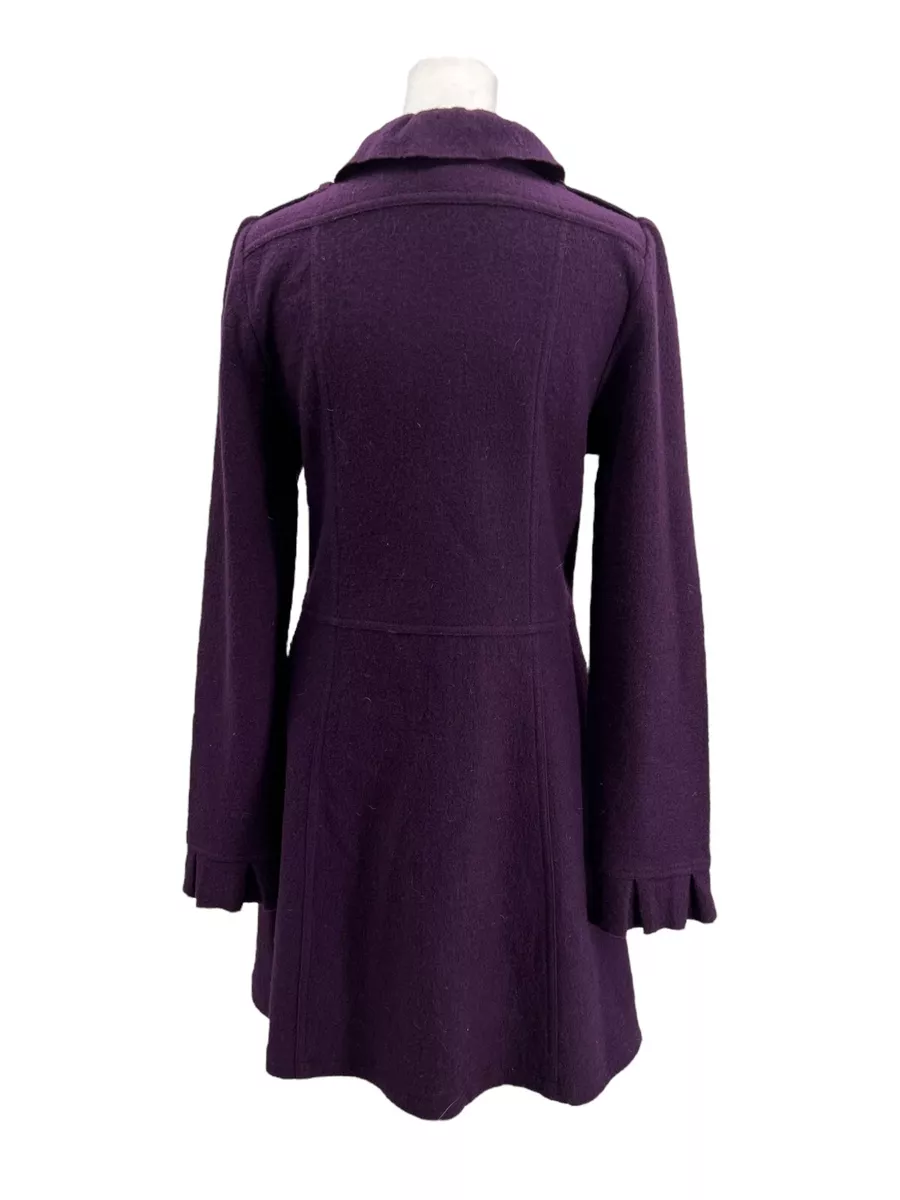 Purple wool shop jacket