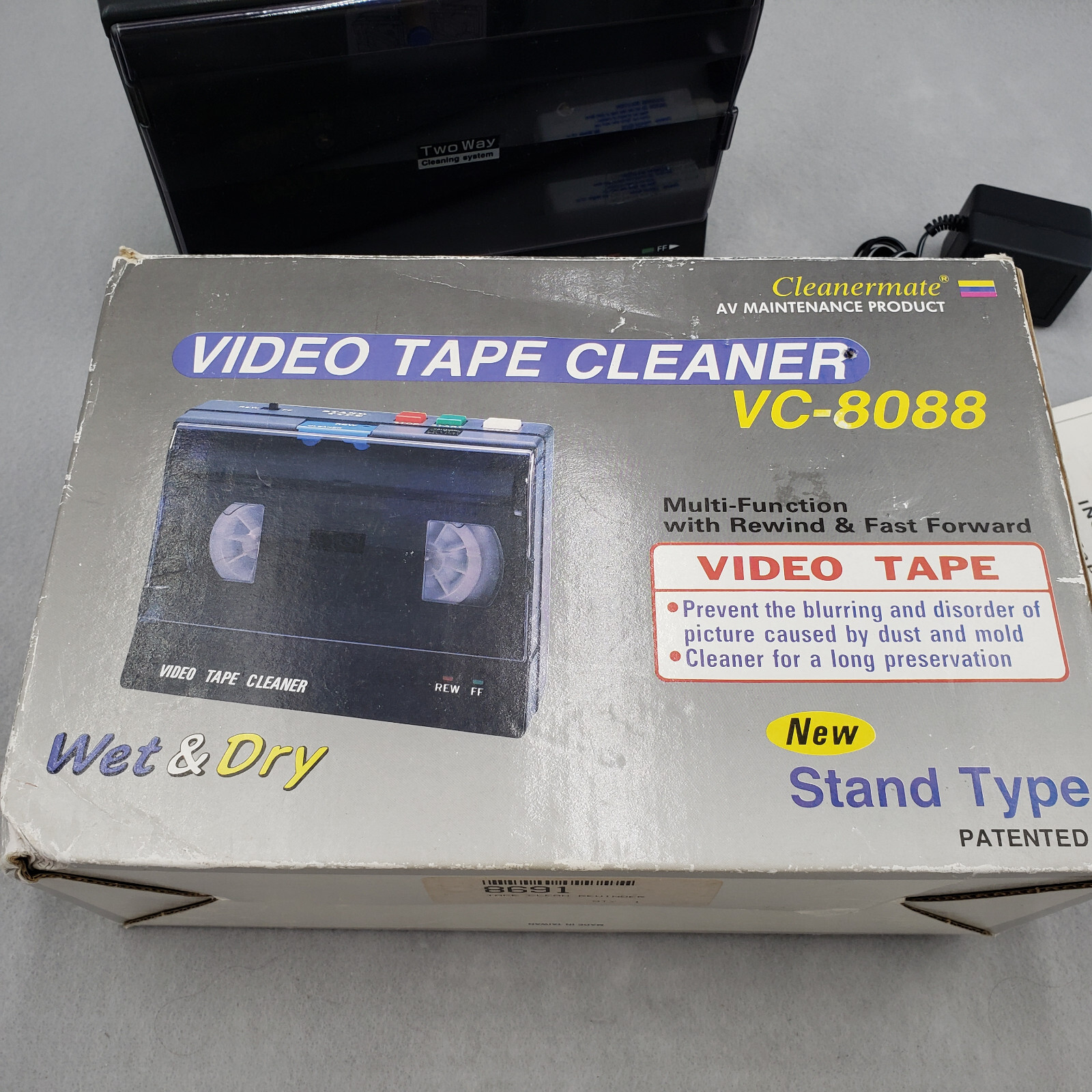 Vintage Cleanermate VC8088 VHS Video Tape Cleaner Machine Automatic