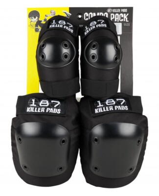187 Killer Pads Knieschoner Ellenbogenschoner S/M Skate Protektor Stunt-Scooter