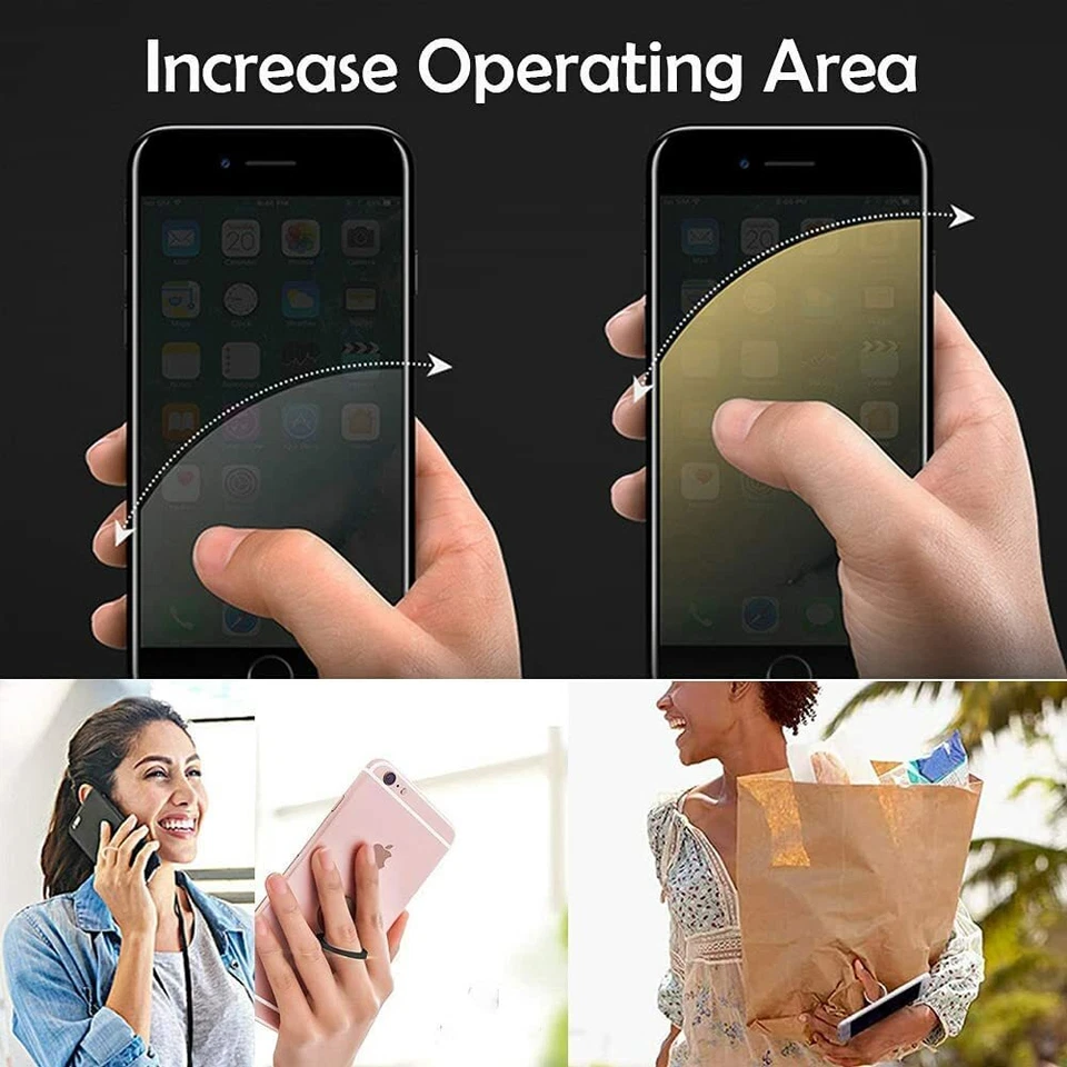 Suporte de anel de dedo rotativo para celular galáxia arco borboleta OURO ROSA - Imagem 3 de 4