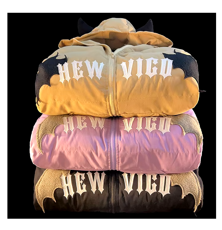 New Vigo Kawaii Jacket Ladies 3 COLOURS Devil Horns Goth Punk Emo