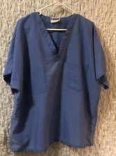 Landau Scrubs: Blue, Top Size: XL, Bottom Size: 1X