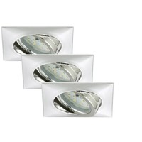 Briloner Leuchten Einbauleuchte 3Er Set Led 5W Chrom 7210-038 #Lb#B