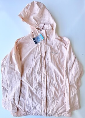 Columbia Women s Arcadia II Pink Jacket/Rain Coat Size 2XL Brand New
