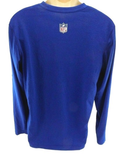 NFL Team Apparel Nike NY Giants Shirt Men's Size M Dri-Fit Long-Sleeve Team Logo - Picture 6 of 8