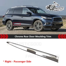Rear Right Chrome Door Moulding For Infiniti JX35 2013 QX60 2014-20 #80870-3JA0A