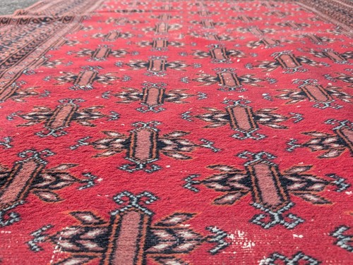 Tapis Oriental Tapis Persan Antique Carpet Pont Vintage 180 x 120 K19 - Photo 16 sur 18