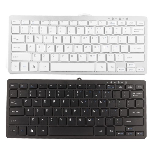 USB Wired Keyboard 78 Keys Ultra Thin Mini Portable Keyboard A - Picture 10 of 18