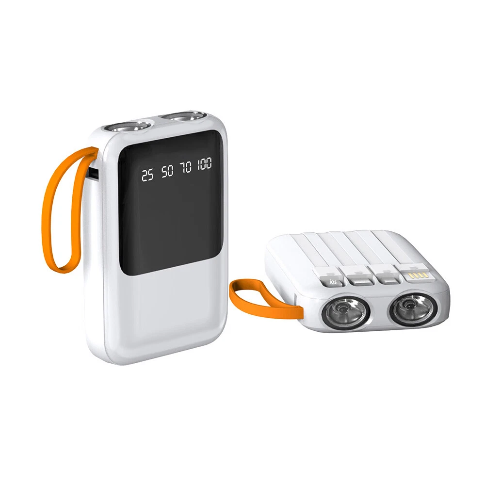 3*18650 DIY Power Bank Case with LED Display & Charging Cable  