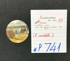 AAFES POGS, 10th Series/Printing,1 POG, 25¢ set, #P741, GOOD