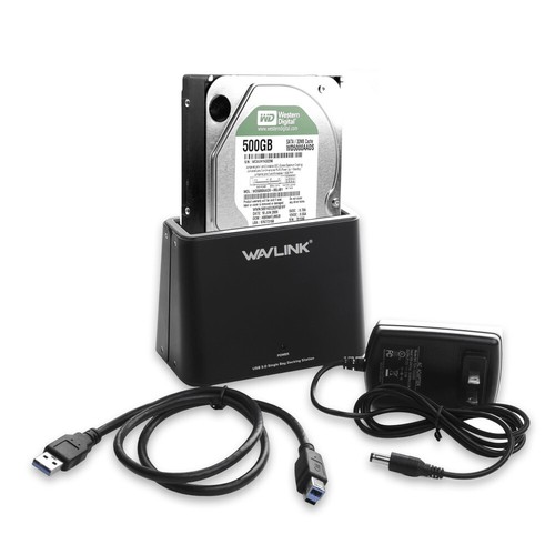 Wavlink Dual Bay Drive Enclosures Hard Drive Clone SSD HDD 2.5"/3.5" SATA UASP - Picture 46 of 76