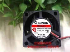 SUNON MB40202VX-000C-G99 4020 DC24V 1.54W 4CM 2-Wire Silent Cooling Fan