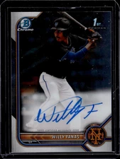 2022 Bowman Chrome Prospect Autographs Willy Fanas