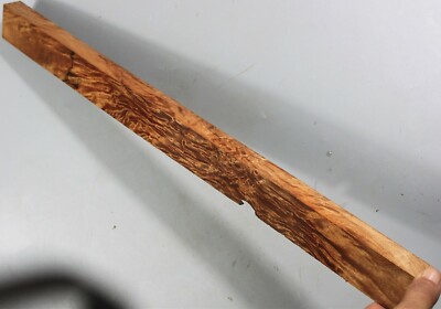 Kugelschreiber/Besteckgriff 5A geschweift Ahorn Drechselholz Rohling 574 mm x 45 mm x 25 mm M376