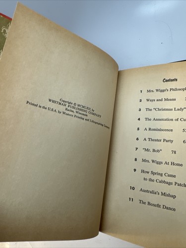 Mrs Wiggs of the Cabbage Patch by Alice Hegan Rice 1962 Vintage Hardcover Book C - Picture 5 of 11
