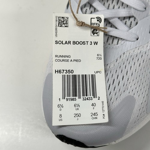 Adidas Solar Glide 3 Boost Mujer’s Talla US 8 Gris Zapatos para Correr H67350 Nuevos con Etiquetas - Imagen 6 de 8