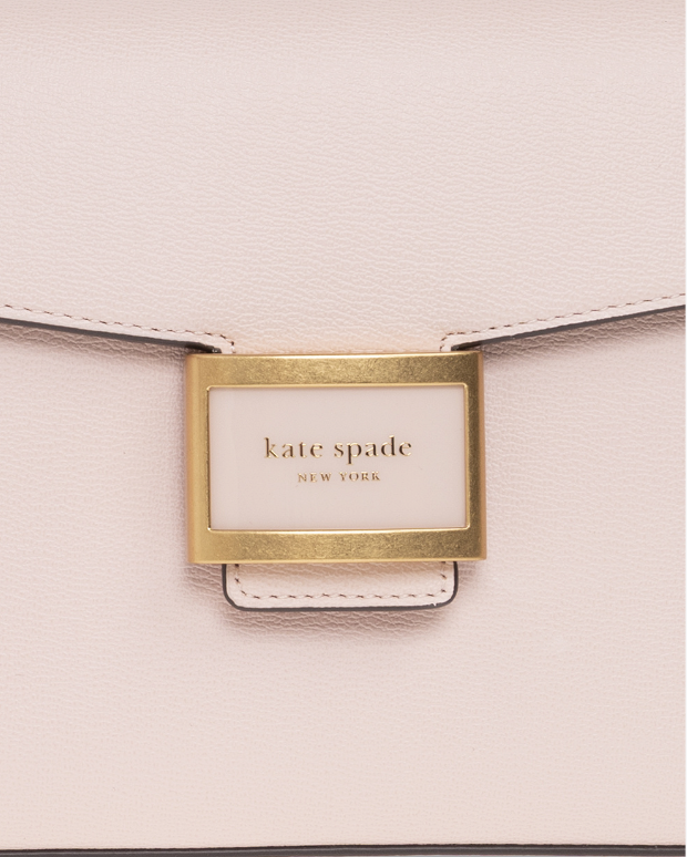 KATE SPADE Katy Medium Leather Shoulder Bag in Mochi Pink MSRP$398