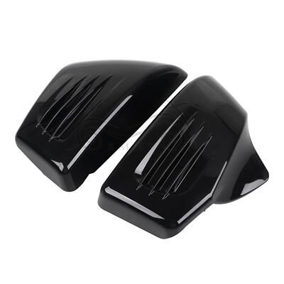 Chrome ABS Plastic Battery Covers For Honda Shadow VT1100 Models - Left & Right Side Set