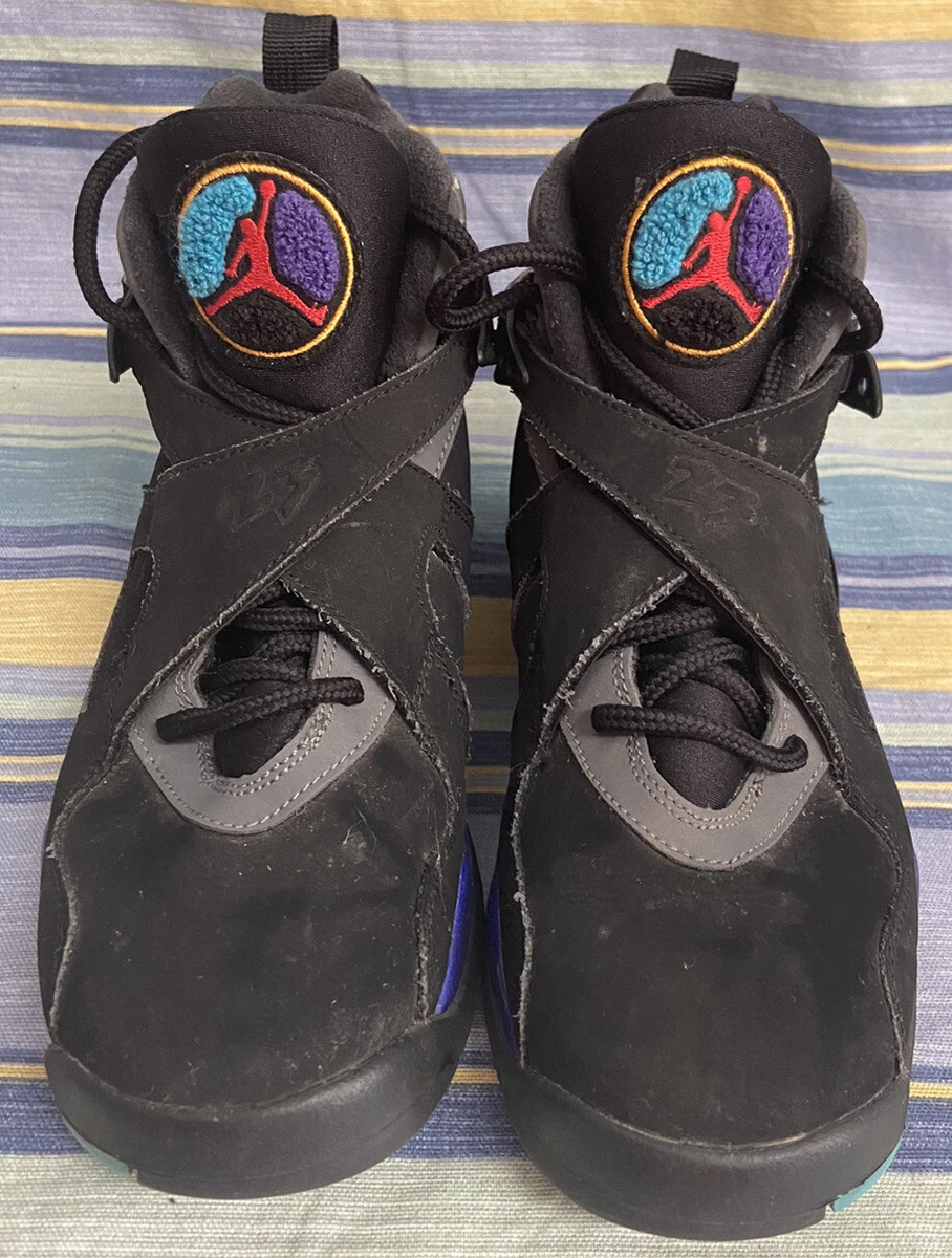 Nike Air Jordan 8 VIII Retro BG GS Aqua Boys 305368 025 Size 7Y