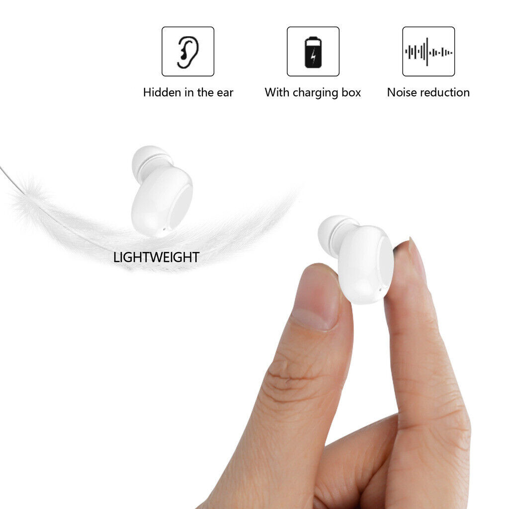 Bluetooth Mini Earphone Wireless Headset with Mic for Android iOS Cell Phones