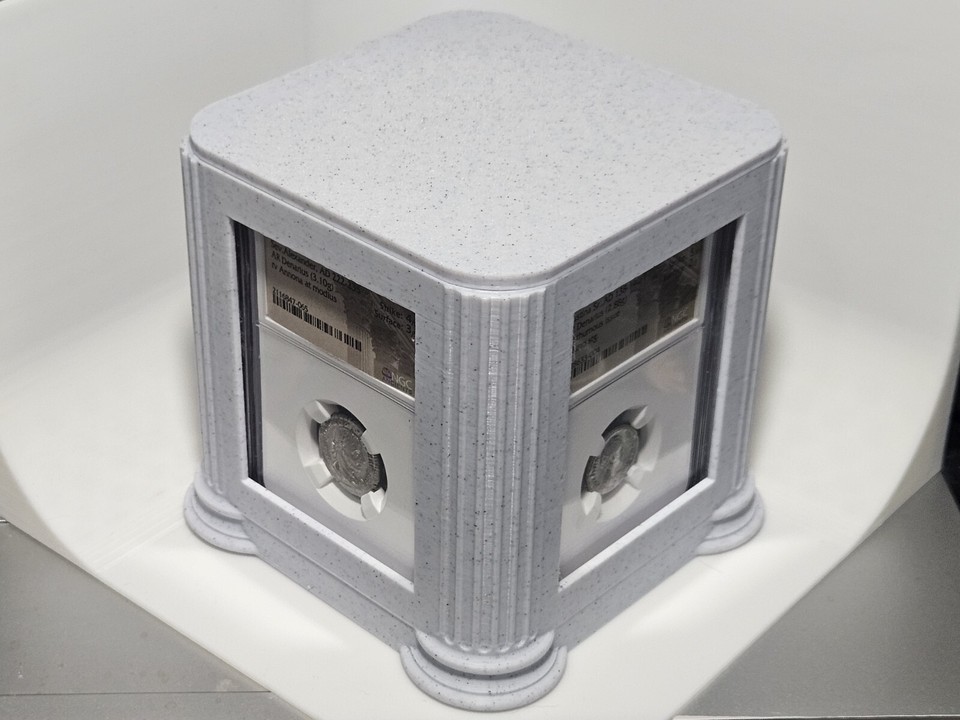 Coin slab stackable display storage for NGC PCGS ANACS CAC 3D printed ...