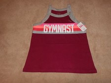 NEW, GIRLS JUSTICE ACTIVE GYMNAST TANK, SIZE 6