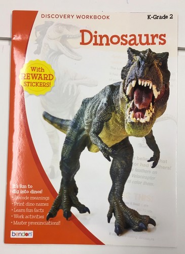 3 United States Dinosaur & Phonics Workbooks Teacher Supply Resources Grade K-2 - Picture 3 of 4