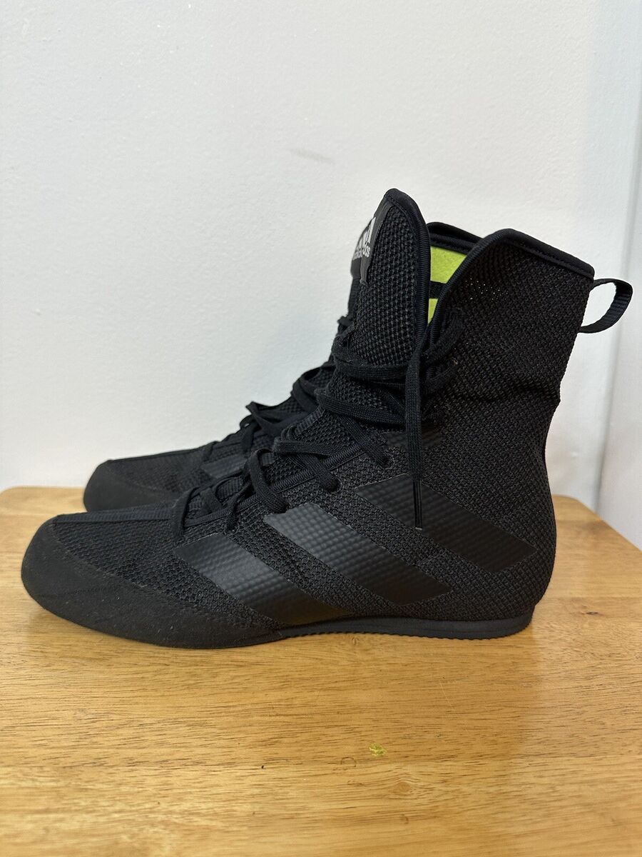 Adidas Box Hog 3 Boxing Shoes Men's Size 8 US Black F99921 Adidas Box Hog 3 Boxing Shoes Men's Size 8 US Black F99921