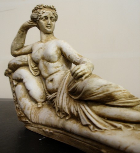 Greek Classical Vintage Statue of Lady Paulina Antique Finish - Picture 7 of 7