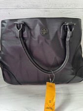 Tory Burch Robinson Tote Leather Women's Bag -Black