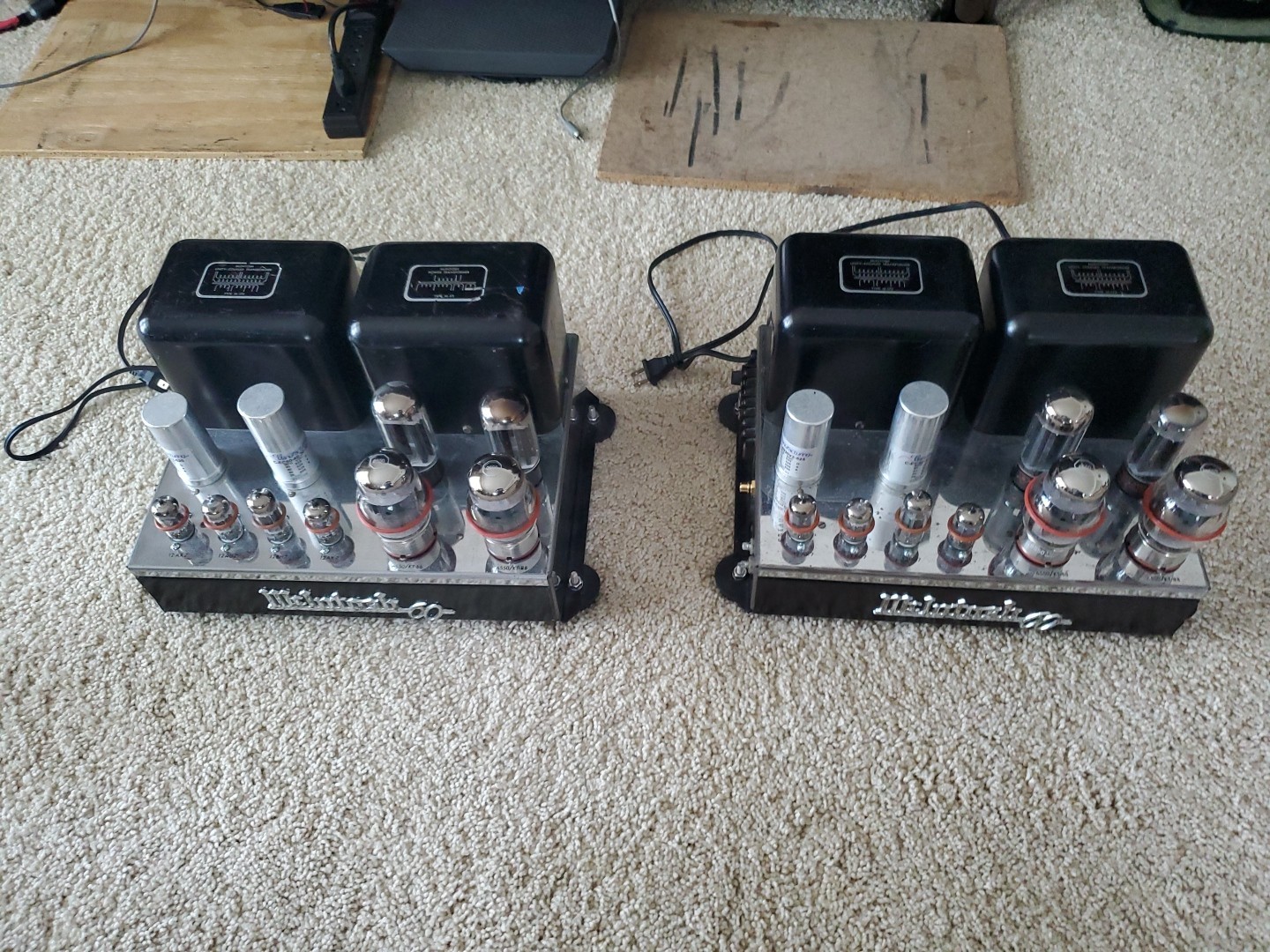 Mcintosh MC 60 Tube Monoblock Amplifiers !!