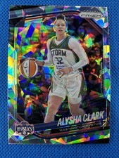 2025 #129 Alysha Clark Panini Prizm WNBA Ice Prizm Mystics
