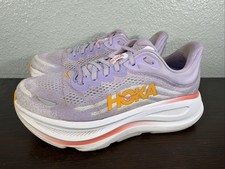 Hoka One One Bondi 9 Shoes Womens 8.5 B Aster Flower Starlight Glow 1162012 AGH