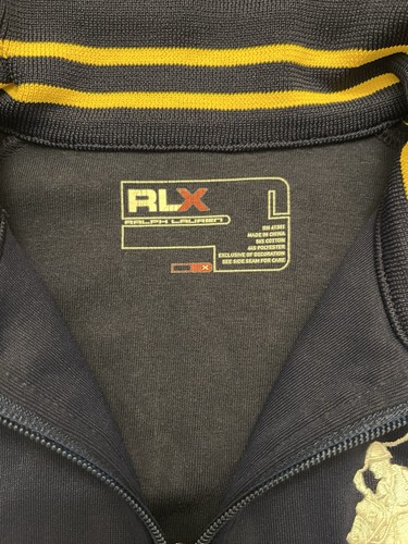 Vintage Polo Ralph Lauren RLX Youth Jacket Big Pony Size Large Blue Yellow 2007 - Picture 2 of 10
