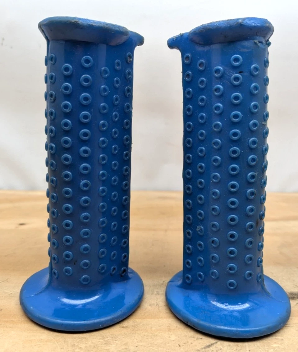 BMX Bike-Old School Blue Handlebar Grips, Tape & Pad Vintage Bike