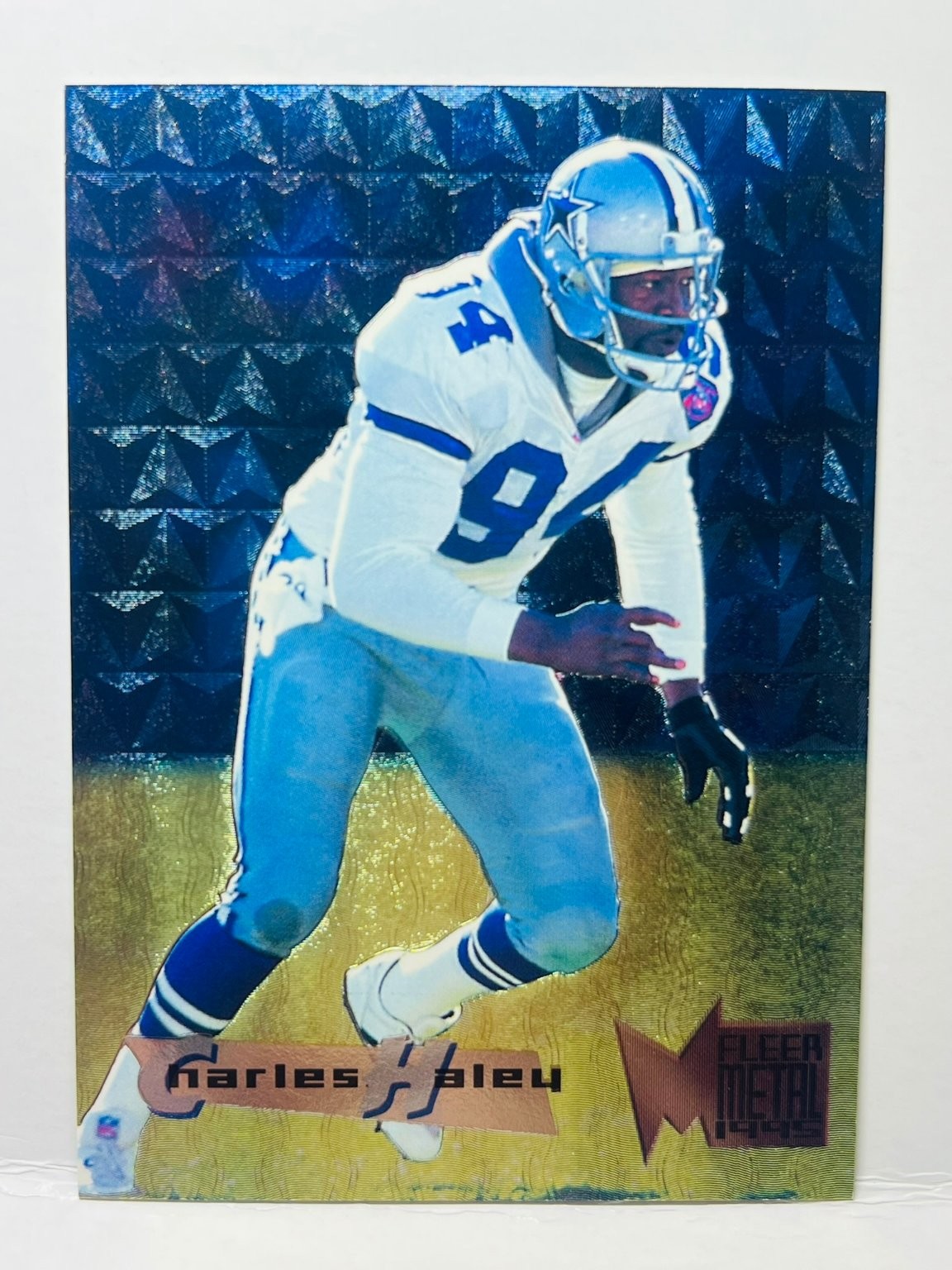 Charles Haley Cowboys 1995 Fleer Metal Football Card #49
