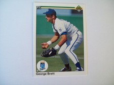 George Brett 1990 Upper Deck #124 Kansas City Royals MLB Baseball HOF