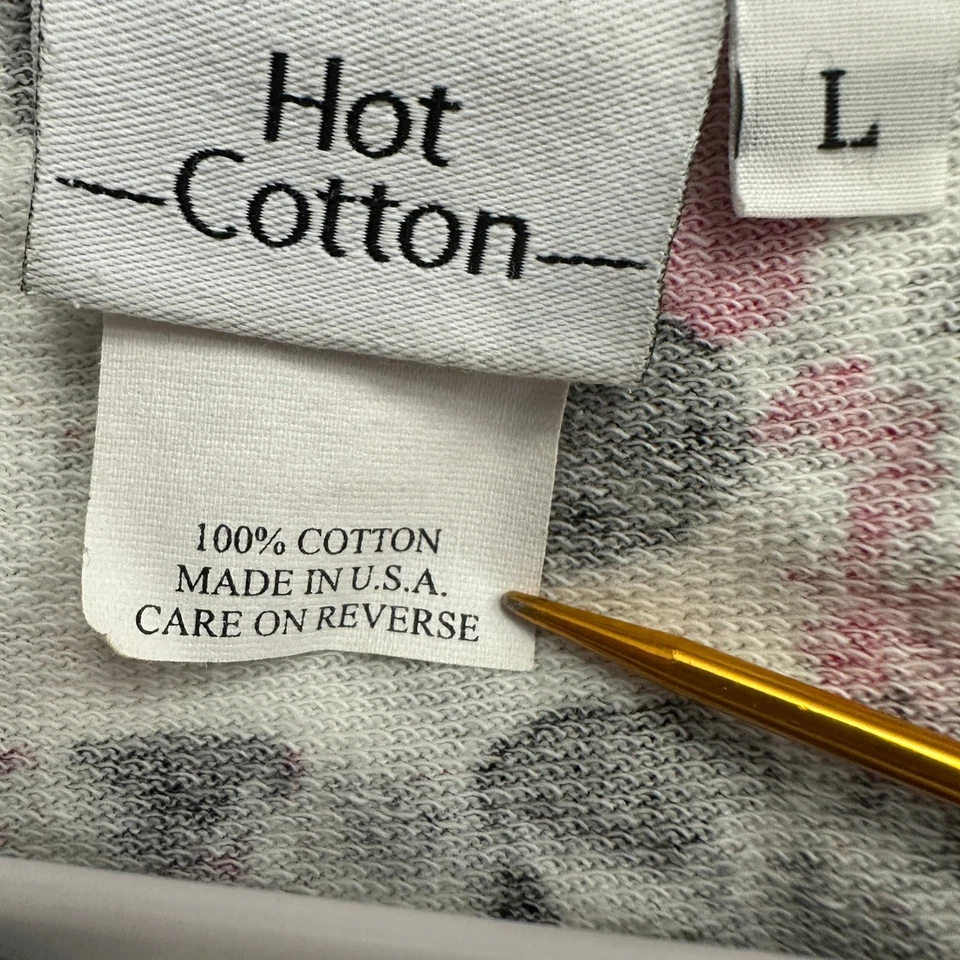 Lo último Top de Algodón para Mujer Talla L Abstracto Estampado Floral Boho Artístico Pintura Túnica Foto 4 de 4