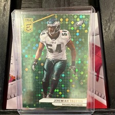 Panini 2024 Donruss Elite Jeremiah Trotter #66 Green disco Philadelphia Eagles