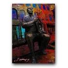 Red Auerbach #5 Art Card Limited 24/50 Edward Vela Signed (Boston Celtics)