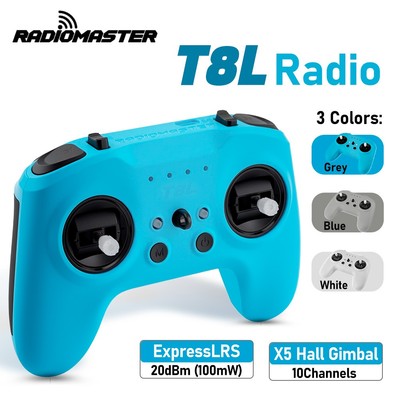 RadioMaster T8L Radio 10CH Transmitter ELRS X5 Hall Gimbal 2.4G Adjustable Power