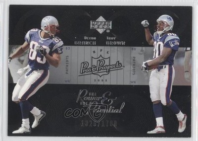 2003 Pros & Prospects The Power and Potential /1700 Deion Branch Troy Brown 0a1