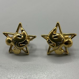 Vintage Designer Signed Disney Napier Mickey Mouse Star Screw back Earrings